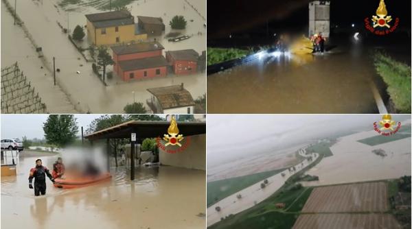 Dezastru în Italia după ploile torenţiale: Cel puțin doi morți, trenuri suspendate, școli închise, sute de persoane evacuate (FOTO+VIDEO)
