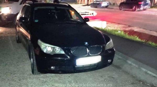 BMW radiat din circulație din Germania în 2019, depistat de polițiști pe o șosea în România