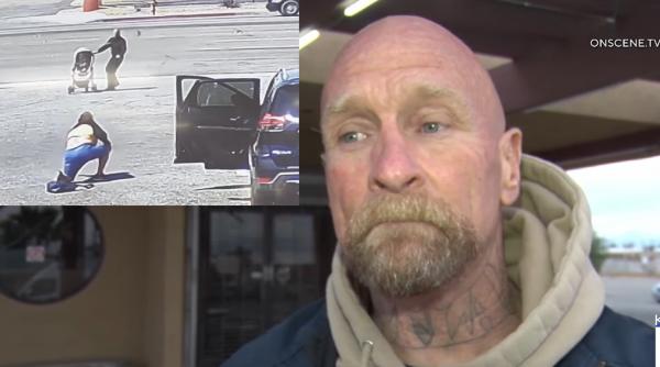 Un bărbat fără adăpost a salvat un bebeluș care se rostogolea în trafic în cărucior. Acesta a fost recompensat cu un loc de muncă