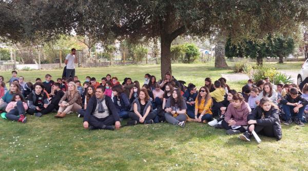 Elevii unei școli din Giulianova, Italia s-au întâlnit cu elevii unei școli românești într-un proiect Erasmus