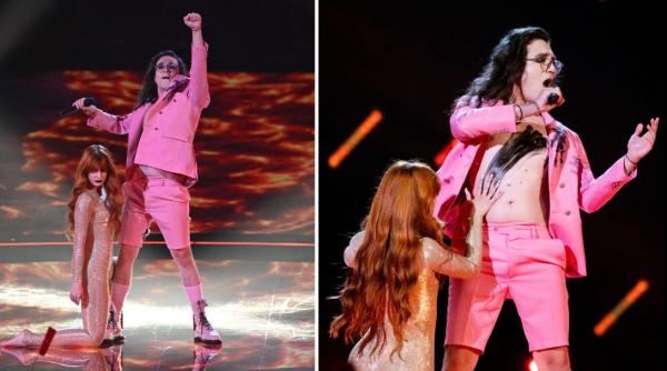 Scandal la Eurovision. Theodor Andrei, acuzat că și-a băgat iubita în show doar pentru a se plimba la Liverpool