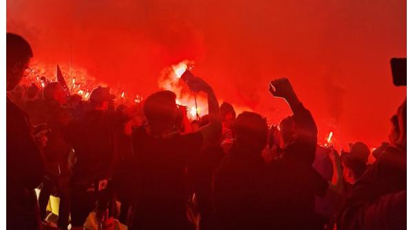 CSA Steaua-Dinamo. Haos în București, deși este un meci de Liga a II-a. S-a terminat meciul 