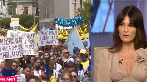 Dana Budeanu, scandal la Antena 3 cu un profesor despre creșterea salariilor și grevă:„Să crească pe merit”