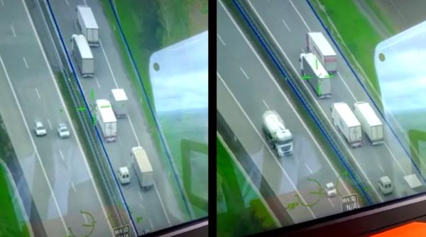 Șofer român, pericol extrem în trafic: Polițiștii din Cehia, care au analizat traficul din elicopter, au rămas uimiți de tupeul său