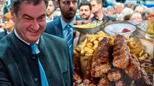 Premierul Bavariei își îndeamnă fanii de pe Facebook să mânânce mici cu muștar. Markus Soder: "Sunt pur și simplu grozavi!"
