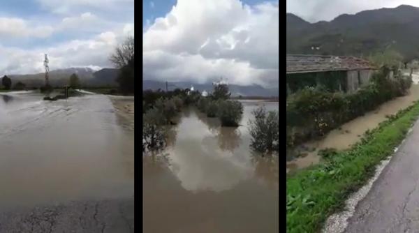 Vreme rea în Italia: Inundații cu torenți în Molise; o familie cu un nou-născut, izolată în Baranello