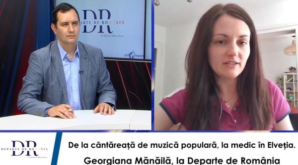 De la cântăreață de muzică populară, la medic în Elveția. Georgiana Mănăilă, la Departe de România