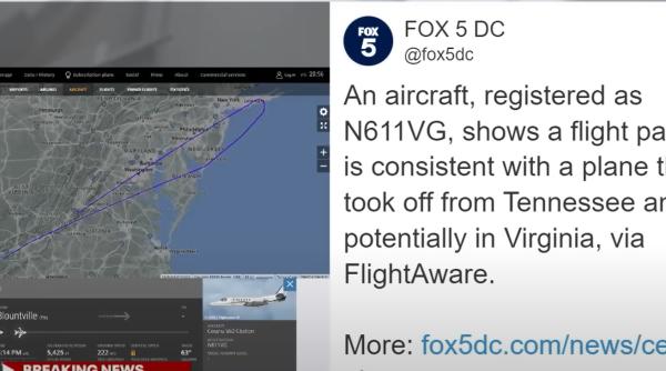 Bang supersonic la Washington, două avioane de luptă interceptau o aeronavă înainte de prăbuşirea sa