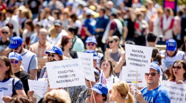 Sindicatele din Educație: 86,93% dintre greviști continuă protestul