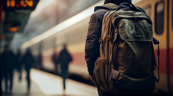 Germania. Un român s-a dat în spectacol într-o gară. Bărbatul care hărțuia pasagerii, dus într-un spital de psihiatrie