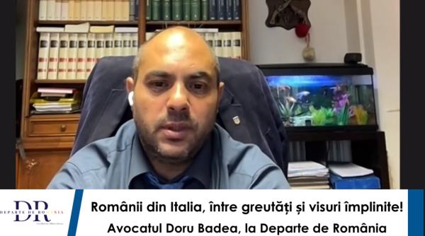 Un avocat român din Italia spune "NU!" întoarcerii în țară: "România mi-a oferit doar suferință, durere și dezamăgiri"