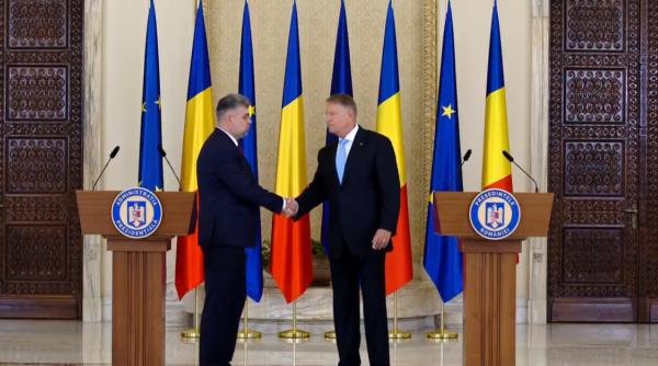 Klaus Iohannis l-a desemnat premier pe Marcel Ciolacu - VIDEO