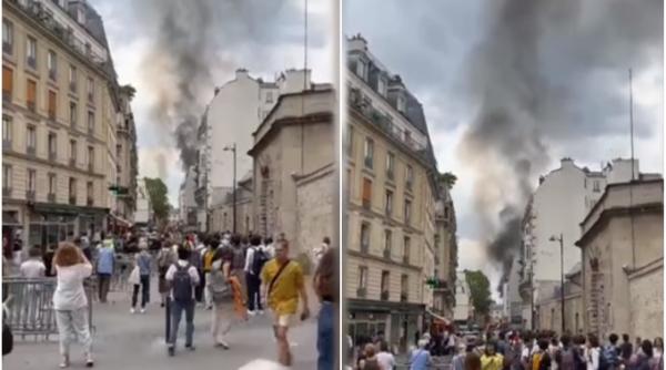 Explozie puternică la Paris. O clădire din Cartierul Latin s-a prăbușit - FOTO/VIDEO 