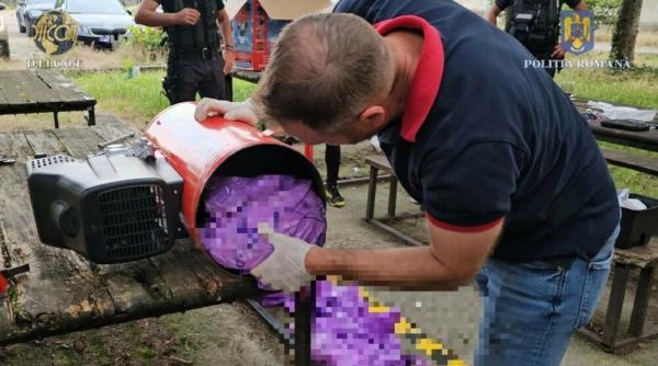 Colet cu surprize din Spania: 6 kilograme de cannabis ascunse într-un compresor