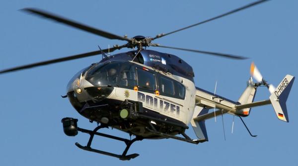 Român, urmărit cu elicopterul în Germania. Polițiștii l-au prins chiar în timpul unui jaf