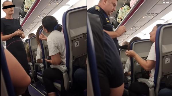 Româncă, evacuată din avion, după ce s-a certat cu stewardesa: "Ar fi trebuit să vă gândiți înainte". Video 