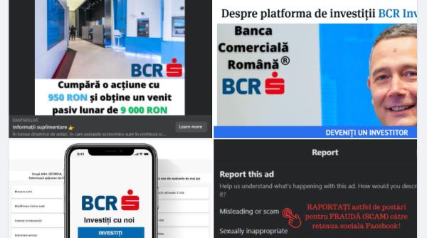 Alertă! Val de escrocherii pe rețele de socializare: Se folosesc de numele celor mai mari bănci din România