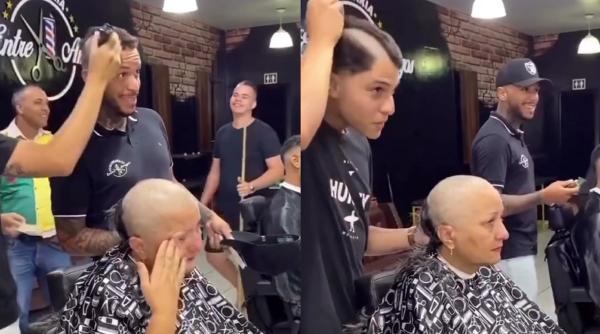 Un gest de iubire și solidaritate: Trei frizeri au renunțat la părul lor pentru a sprijini o femeie bolnavă de cancer - VIDEO