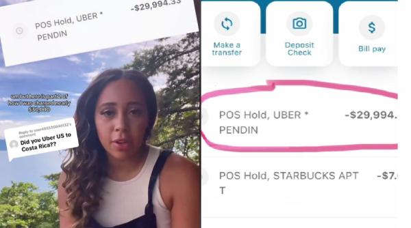 O turistă aflată în vacanță în străinătate a fost taxată cu aproximativ 27.000 de euro pentru o cursă cu Uber