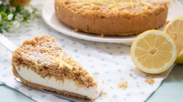 Sbriciolata de lămâie. O tartă delicioasă fără coacere, perfectă vara