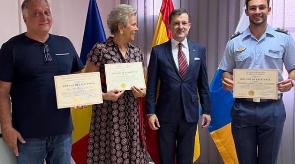 Doi români și un spaniol, premiați de Ambasada României în Spania: Reprezintă puterea artei și a culturii de a aduce oamenii împreună!