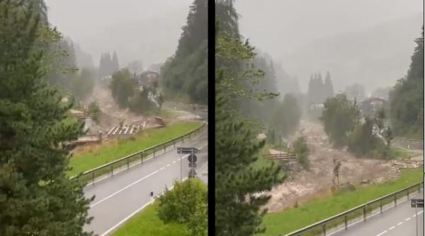 O furtună a distrus mai multe poduri în provincia italiană Bolzano