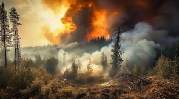 Mii de hectare de pădure au ars în Spania și Portugalia: zeci de localități au fost evacuate