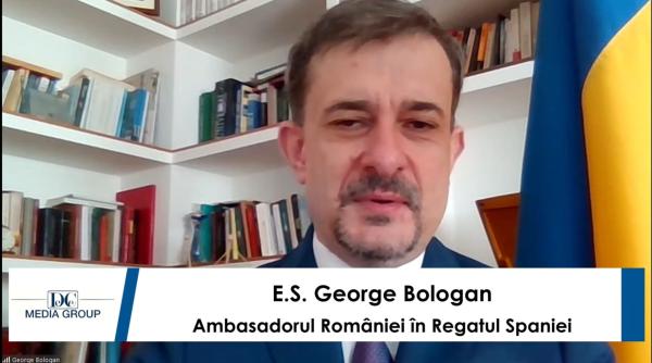"Numărul românilor rezidenți în Spania a crescut cu 6300 în 6 luni, în 2022". Ambasadorul George Bologan, amănunte despre importanța diplomației culturale / VIDEO