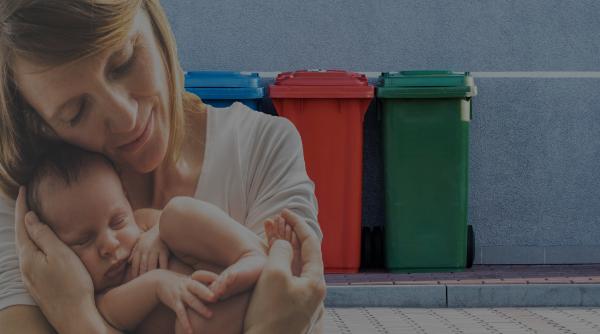 Italia. Bebeluș abandonat lângă un tomberon, salvat de un pitbull. Primarul: „Orașul îi oferă iubire necondiționată"