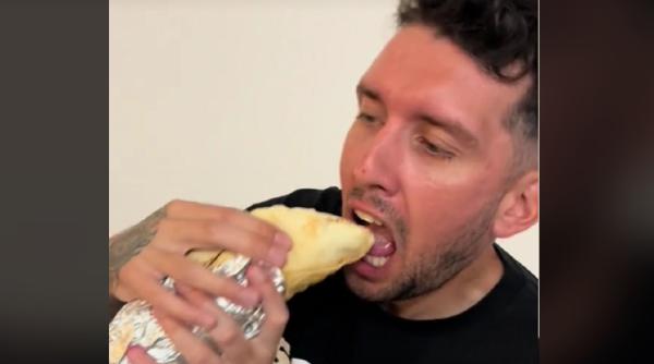 Reacția spectaculoasă a unui britanic după ce a gustat o shaorma românească: „Doamne, România, te iubesc!” - VIDEO