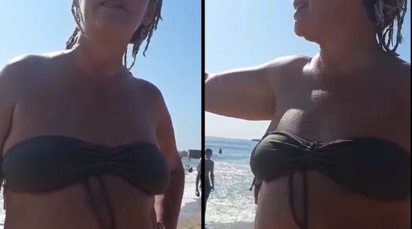 Scandal între o româncă și salvamarul care i-a scos copiii din valuri, fiind arborat steagul roșu: „Eu pot să-mi las copiii unde vreau / Ei se scaldă cum vor“