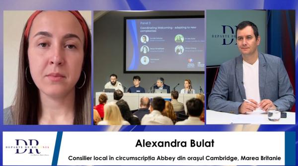 Alexandra Bulat, primul consilier local român în Marea Britanie. Ediție specială Departe de România - VIDEO