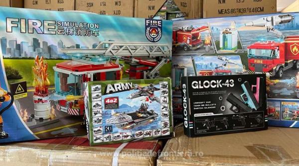 Zeci de mii de jucării contrafăcute în valoare de 600.000 de lei, descoperite într-un container în Portul Constanța