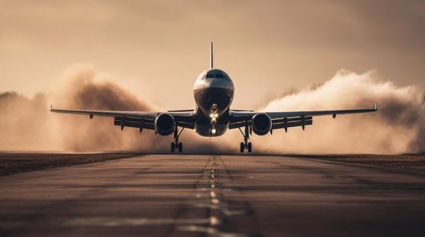 Minute dramatice la bordul unui avion cu peste 170 de pasageri: O furtună puternică nu a permis aterizarea aeronavei