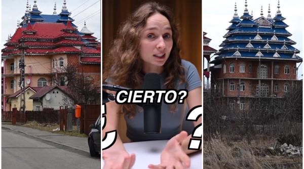 Palatele romilor din România, subiect controversat pe TikTok. Vloggeriță spaniolă: "Fiecare nivel de acoperiș, un milion de euro. Această familie are șase" - VIDEO