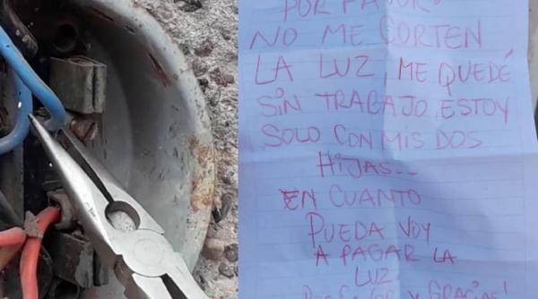 Strigăt de ajutor din partea unui tată șomer către compania de electricitate: "Vă rog să nu-mi tăiați curentul, sunt singur cu fiicele mele"