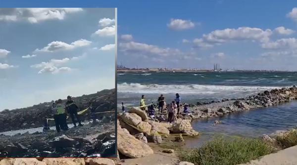 Descoperire macabră. Nou-născut abandonat într-un sac între pietre, spre apă, la Eforie