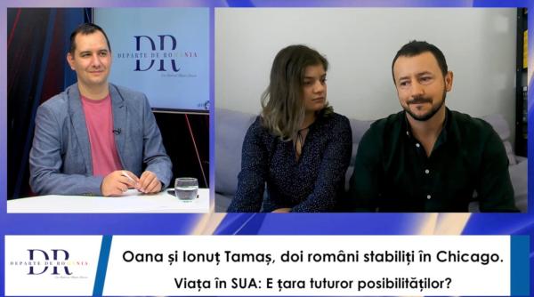 Oana și Ionuț Tamaș, doi români stabiliți în Chicago. Viața în SUA: E țara tuturor posibilităților?