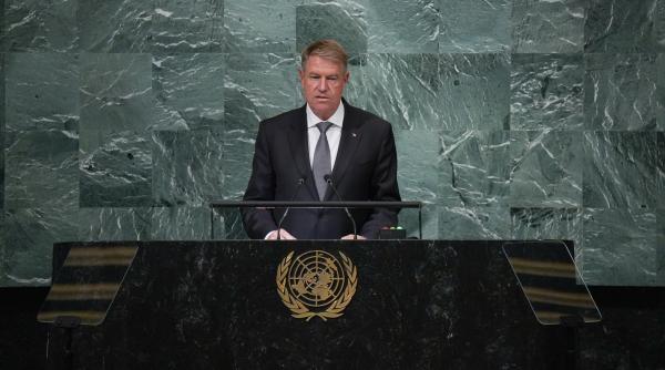 Preşedintele Klaus Iohannis participă la Adunarea Generală ONU, la New York