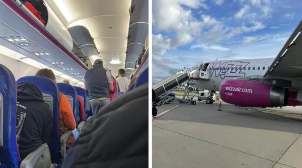 Panică într-un avion care a plecat de la Sibiu spre Germania; aterizare de urgență în Ungaria: „Ne-am speriat. Suntem toți pasagerii în aeroportul din Budapesta, inclusiv părinți și copii“ 