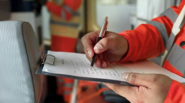 Microbuz cu elevi români, implicat într-un accident rutier. O femeie poliţist local a fost rănită