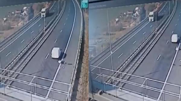 După ce s-a certat cu iubita, un bărbat a sărit din mașină pe autostradă. Victima este în comă