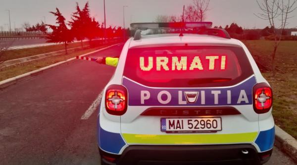 Controale pe autostrada A1: Un șofer a rămas fără marfa transportată, în valoare de 62.000 de lei