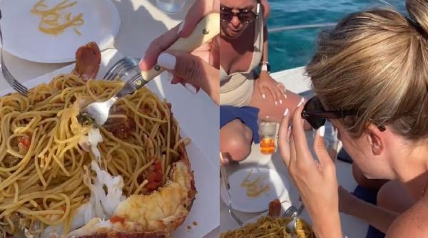 Turiștii revoltați de o notă de plată în Franța: o porție de paste pe o farfurie de plastic a costat 500 de euro - VIDEO