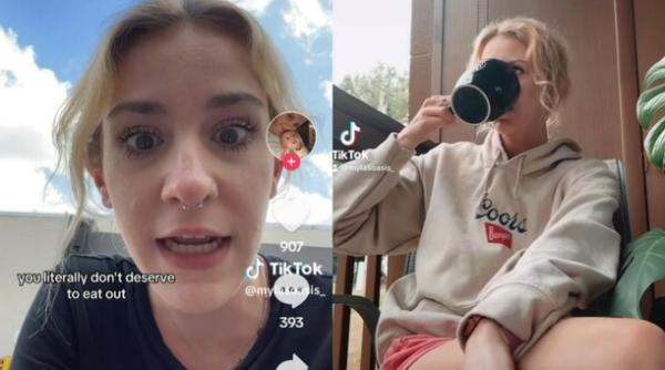 O chelneriță nervoasă izbucnește din cauza clienților: "Stați acasă dacă nu aveți bani de bacșiș"