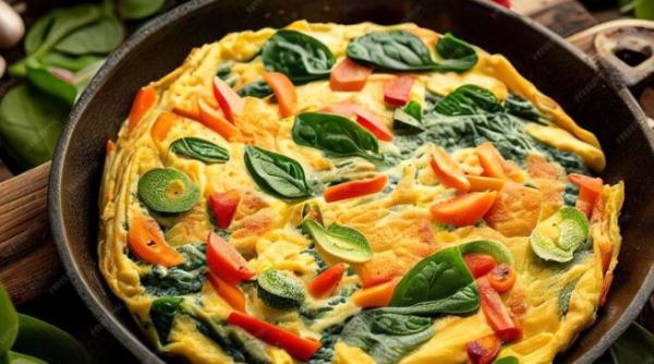Omletă cu legume și ciuperci: gustoasă și bogată în proteine