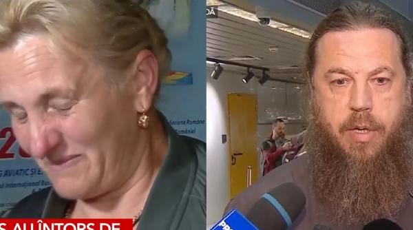 Pelerinii români repatriați din Israel, în lacrimi când au ajuns pe pământ românesc: „Mulțumim lui Dumnezeu că am ajuns acasă!“