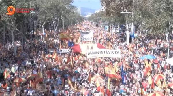 Spania: Demonstraţie la Barcelona împotriva unei posibile amnistii pentru separatiştii catalani