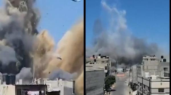 Un reporter din Israel a fost nevoit să întrerupă interviul când o bombă a explodat în direct