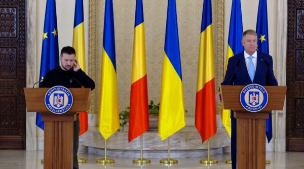 Iohannis, mesaj după întâlnirea cu Zelenksi: "Susținerea Ucrainei reprezintă un interes strategic al României"